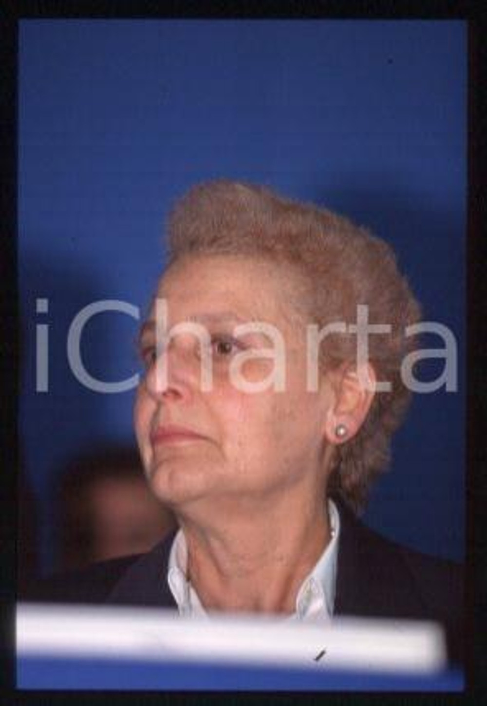 35mm vintage slide* 1995 ca ROME ITALY Portrait of writer Anna TEODORANI (5)