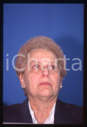 35mm vintage slide* 1995 ca ROME ITALY Portrait of writer Anna TEODORANI (7)