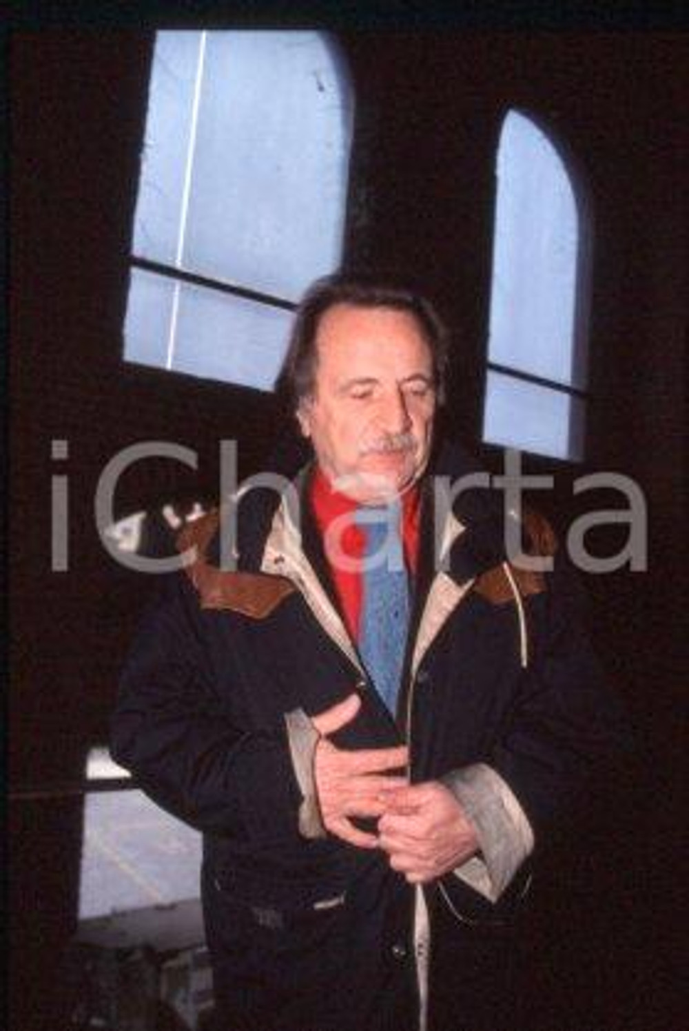 35mm vintage slide* 1999 ca FRANCE Portrait of writer journalist Régis DEBRAY 5