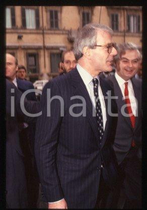 35mm vintage slide* 1990 ca UK Prime Minister British politician John MAJOR (1)