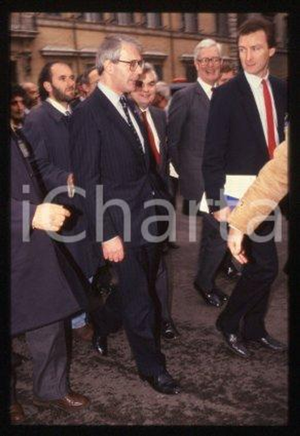 35mm vintage slide* 1990 ca UK Prime Minister British politician John MAJOR (2)