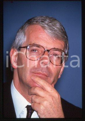 35mm vintage slide* 1990 ca UK Prime Minister British politician John MAJOR (9)