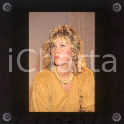 35mm vintage slide* 1983 ABBA Swedish singer Agnetha FALTSKOGN Portrait (5)