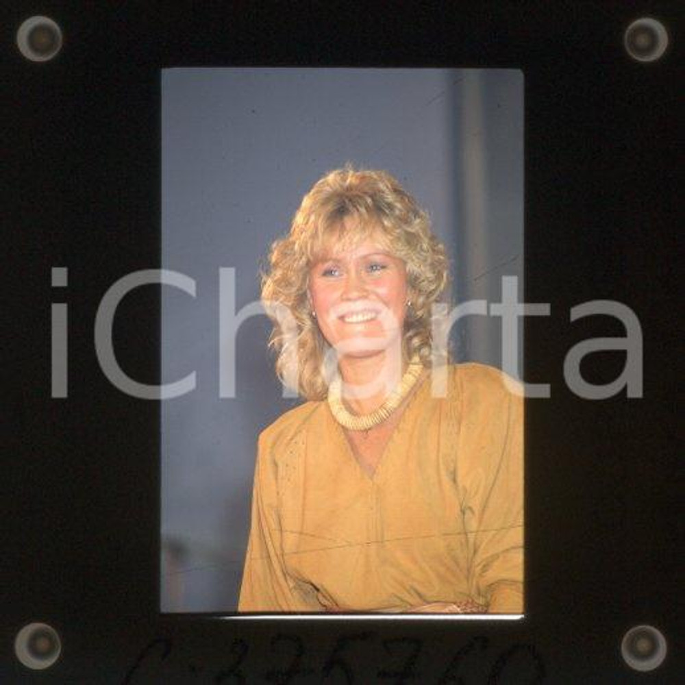 35mm vintage slide* 1983 ABBA Swedish singer Agnetha FALTSKOGN Portrait (7)
