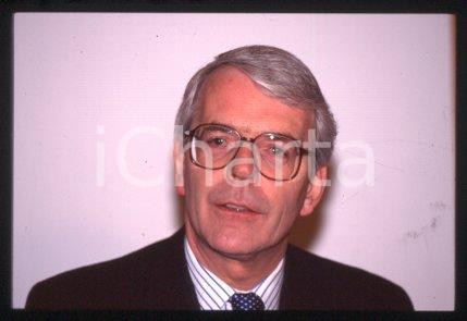35mm vintage slide* 1990 ca UK Prime Minister British politician John MAJOR 13