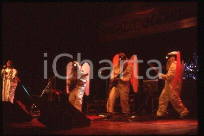 Leo ACRILICO - FANALE Band on a stage Rock 'n Roll 1992 ca *35mm vintage slide 2