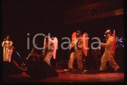 Leo ACRILICO - FANALE Band on a stage Rock 'n Roll 1992 ca *35mm vintage slide 3