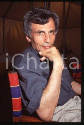 Jerome CHARYN MILAN Portrait of American writer 1990 ca * 35 mm vintage slide 3