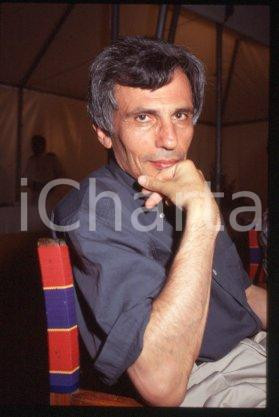 Jerome CHARYN MILAN Portrait of American writer 1990 ca * 35 mm vintage slide 4