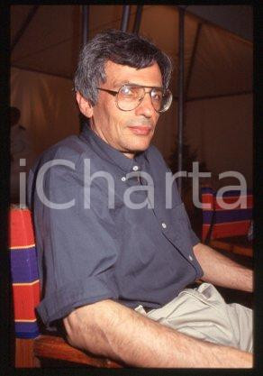 Jerome CHARYN MILAN Portrait of American writer 1990 ca * 35 mm vintage slide 6