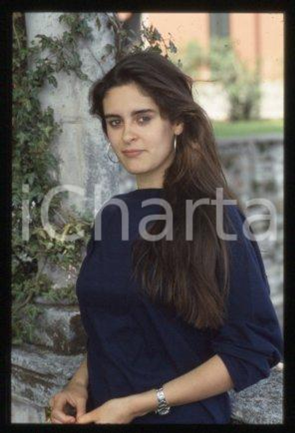 Domitilla CALAMAI ITALIA Ritratto della scrittrice 1987 * 35 mm vintage slide 13