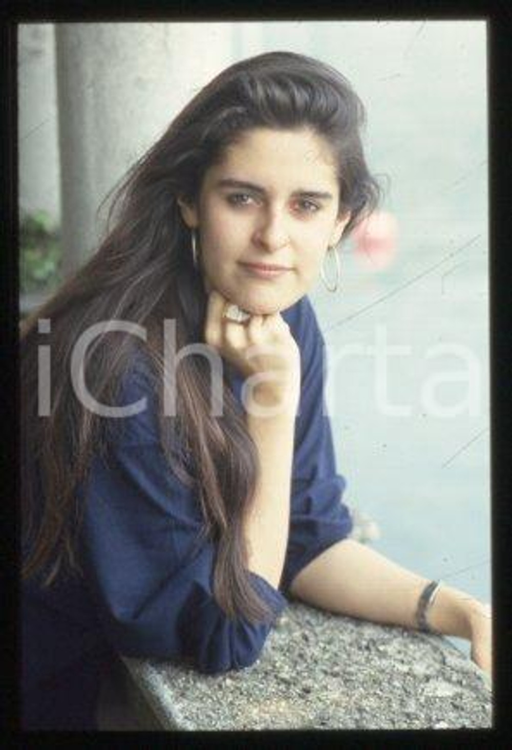Domitilla CALAMAI ITALIA Ritratto della scrittrice 1987 * 35 mm vintage slide 14