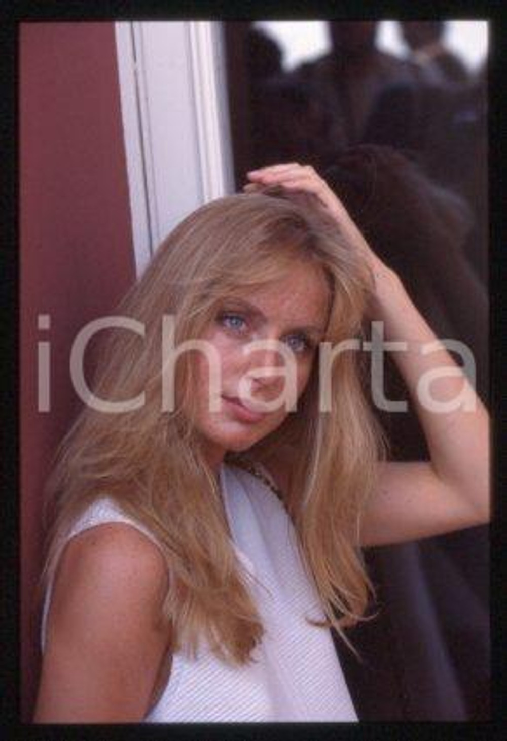 Joanna CHATTON - VENICE Film Festival Portrait 1994 ca *35 mm vintage slide 1