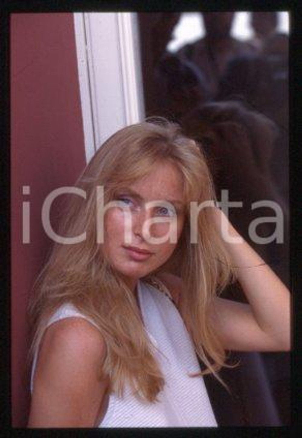 Joanna CHATTON - VENICE Film Festival Portrait 1994 ca *35 mm vintage slide 6