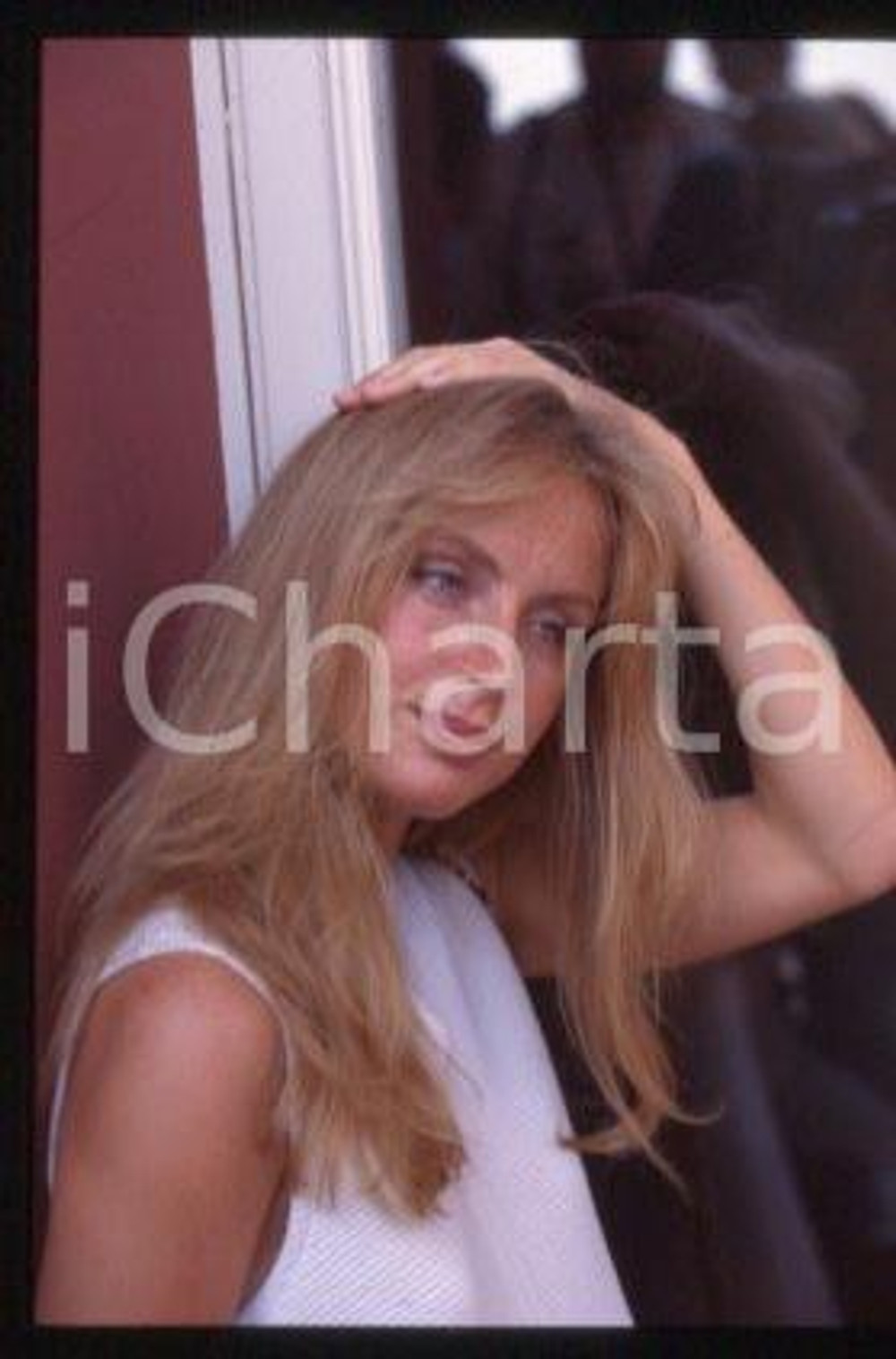 Joanna CHATTON - VENICE Film Festival Portrait 1994 ca *35 mm vintage slide 10