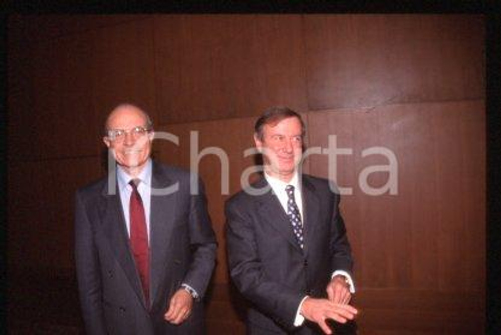 Giuseppe VIMERCATI - ITALY Portrait of a banker 1996 ca * 35mm vintage slide 15