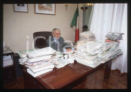 Antonio PARLATO - AN-MSI ITALY Politician lawyer 1994 ca* 35 mm vintage slide 18