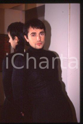 Giovanni SCIALPI - MUSIC Italian singer Portrait 1990 ca * 35 mm vintage slide 1