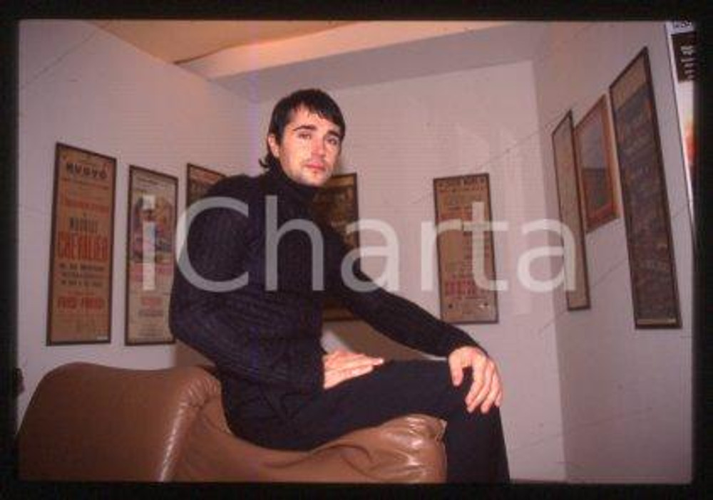 Giovanni SCIALPI - MUSIC Italian singer Portrait 1990 ca * 35 mm vintage slide 6