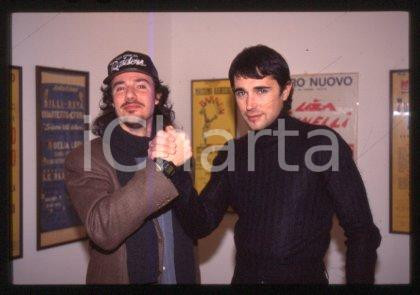 Giovanni SCIALPI - MUSIC Italian singer Portrait 1990 ca * 35mm vintage slide 10