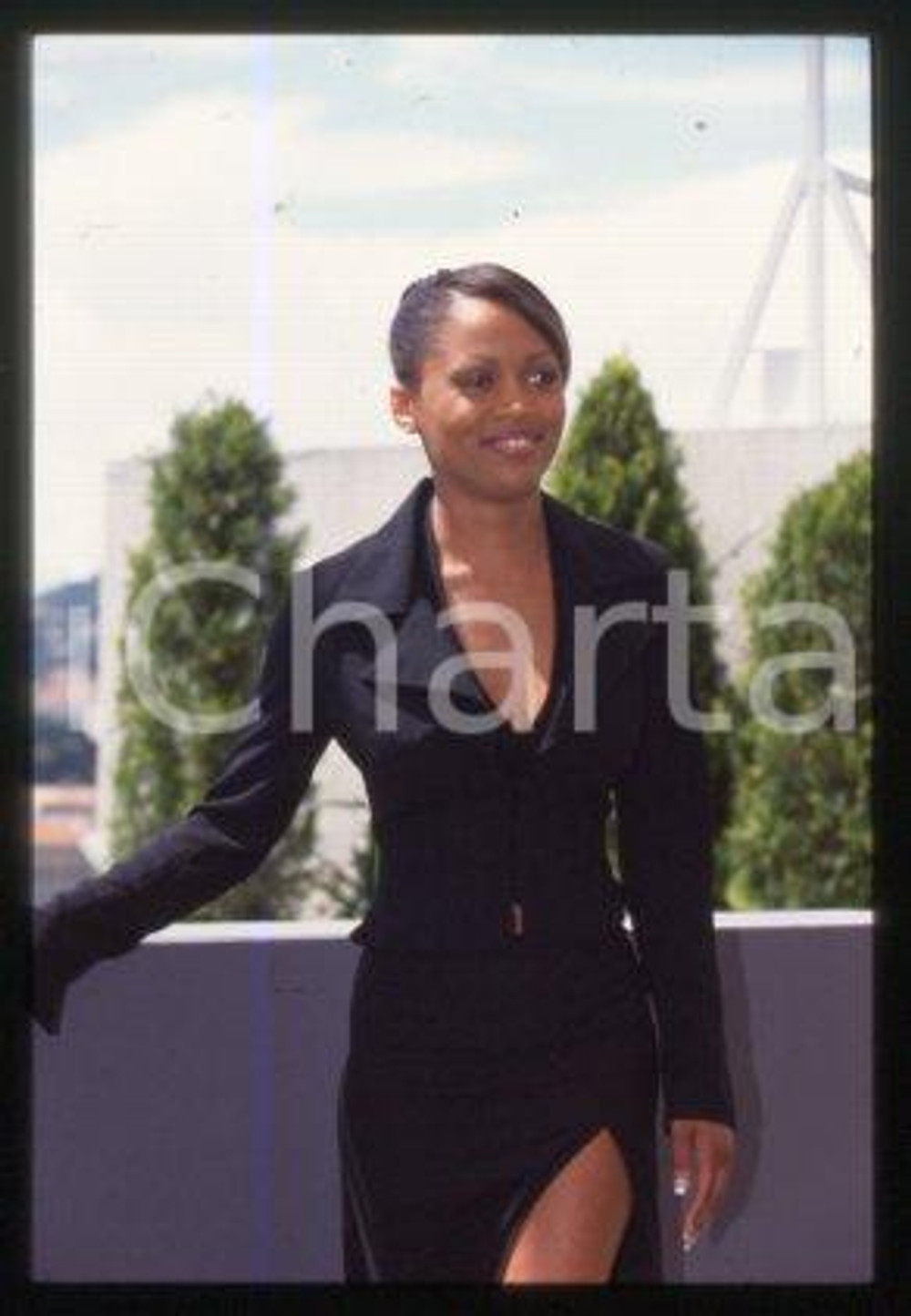 Theresa RANDLE CANNES Film Festival American actress 1996 * 35mm vintage slide 1