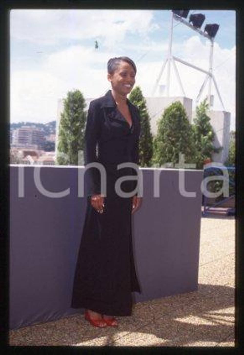 Theresa RANDLE CANNES Film Festival American actress 1996 * 35mm vintage slide 3