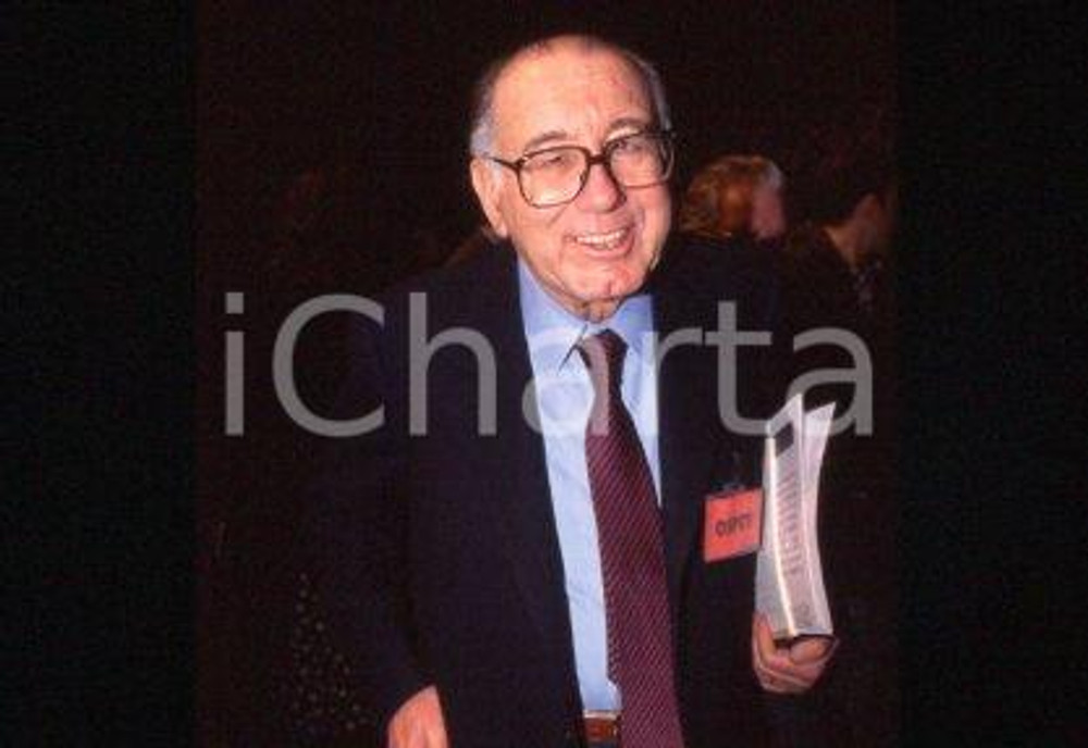 Leopoldo ELIA - POLITICS Member of the Senate 1990 ca * 35 mm vintage slide 1