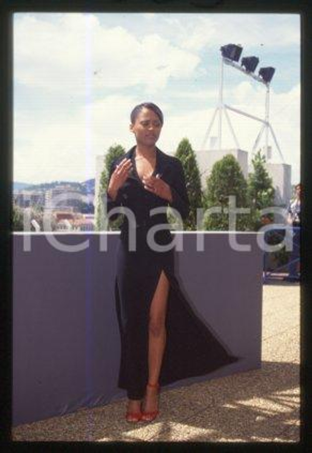Theresa RANDLE CANNES Film Festival American actress 1996 * 35mm vintage slide 5
