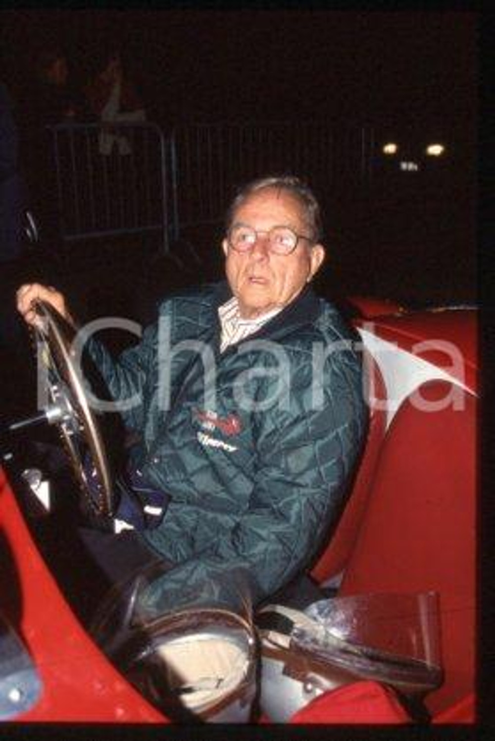 Phil HILL - MILAN American F1 World Champion 1996 ca * 35 mm vintage slide 1