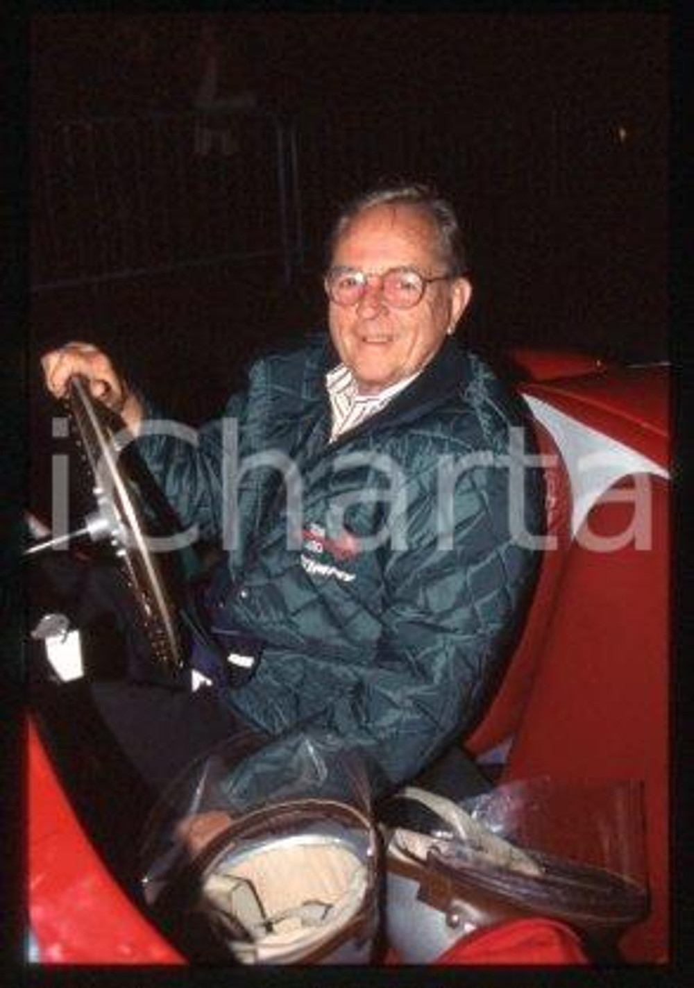 Phil HILL - MILAN American F1 World Champion 1996 ca * 35 mm vintage slide 7