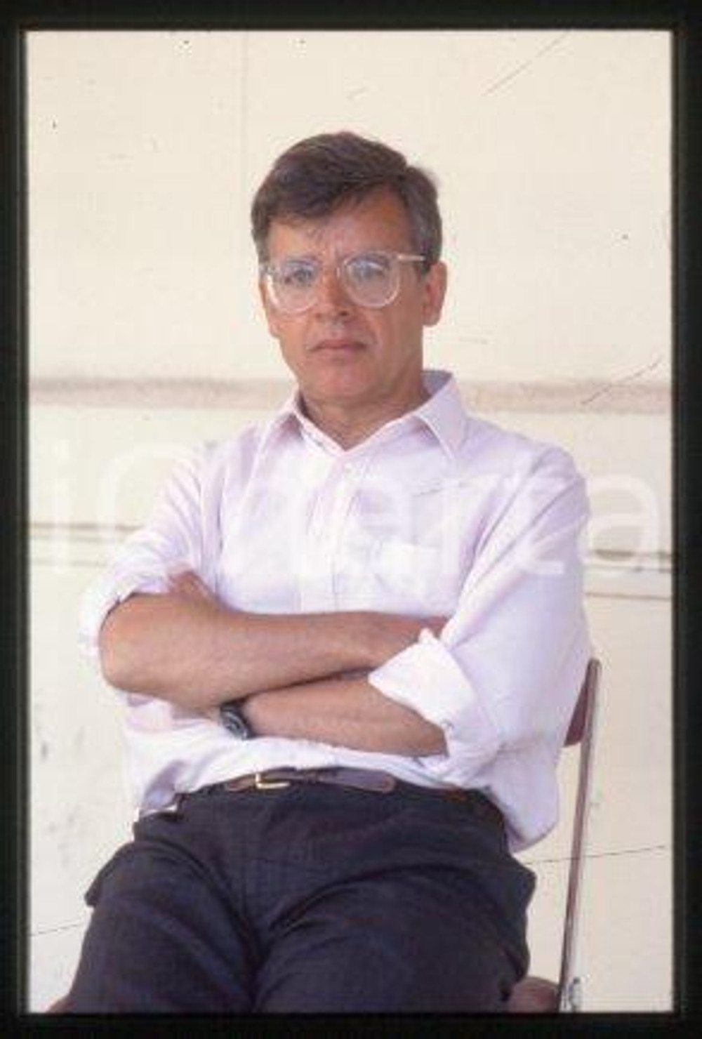 Alain CAVALIER CANNES Festival French film director 1986 * 35mm vintage slide 10