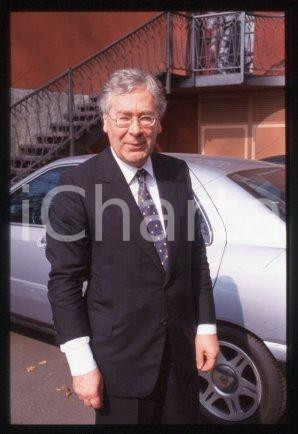 Mervyn KING MILAN Economist of THE BANK OF ENGLAND 1990 ca *35mm vintage slide 2