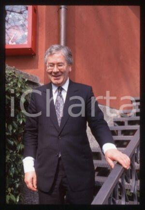 Mervyn KING MILAN Economist of THE BANK OF ENGLAND 1990 ca *35mm vintage slide 8