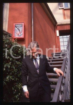 Mervyn KING MILAN Economist of THE BANK OF ENGLAND 1990ca *35mm vintage slide 10