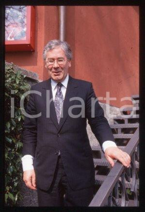 Mervyn KING MILAN Economist of THE BANK OF ENGLAND 1990ca *35mm vintage slide 11