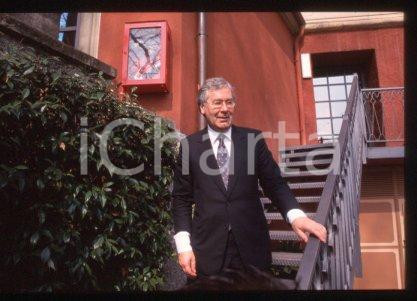 Mervyn KING MILAN Economist of THE BANK OF ENGLAND 1990ca *35mm vintage slide 12