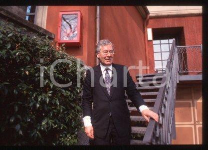 Mervyn KING MILAN Economist of THE BANK OF ENGLAND 1990ca *35mm vintage slide 13