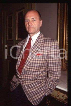 Jacek PALKIEWICZ MILAN Polish journalist Portrait 1990 ca *35 mm vintage slide 2