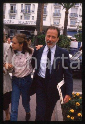 Chris MENGES & Jodhi MAY - CANNES Film Festival 1988 * 35 mm vintage slide 2