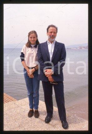 Chris MENGES & Jodhi MAY - CANNES Film Festival 1988 * 35 mm vintage slide 8