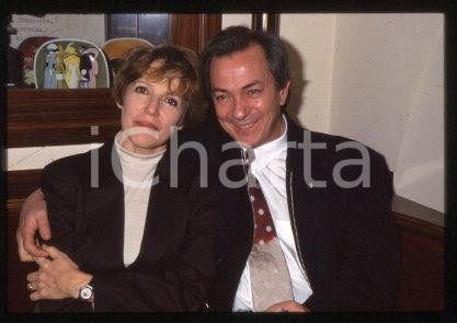 Victoria ZINNY Actress and Remo GIRONE - ITALY 1990 ca * 35 mm vintage slide 4