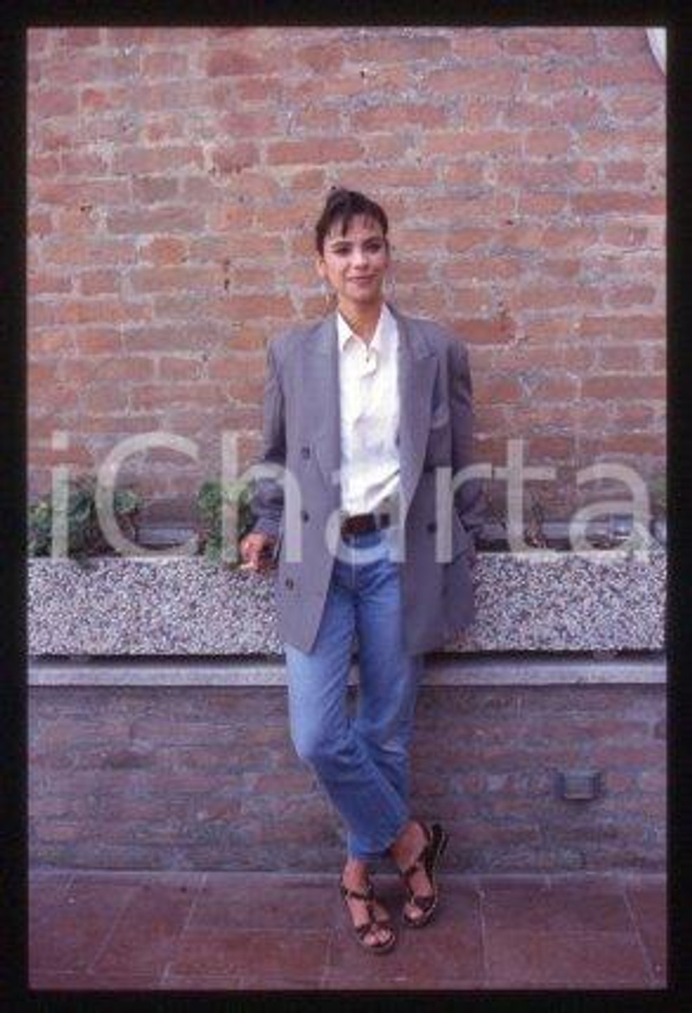 Mathilda MAY - VENICE Portrait of a French actress 1991 ca *35mm vintage slide 4