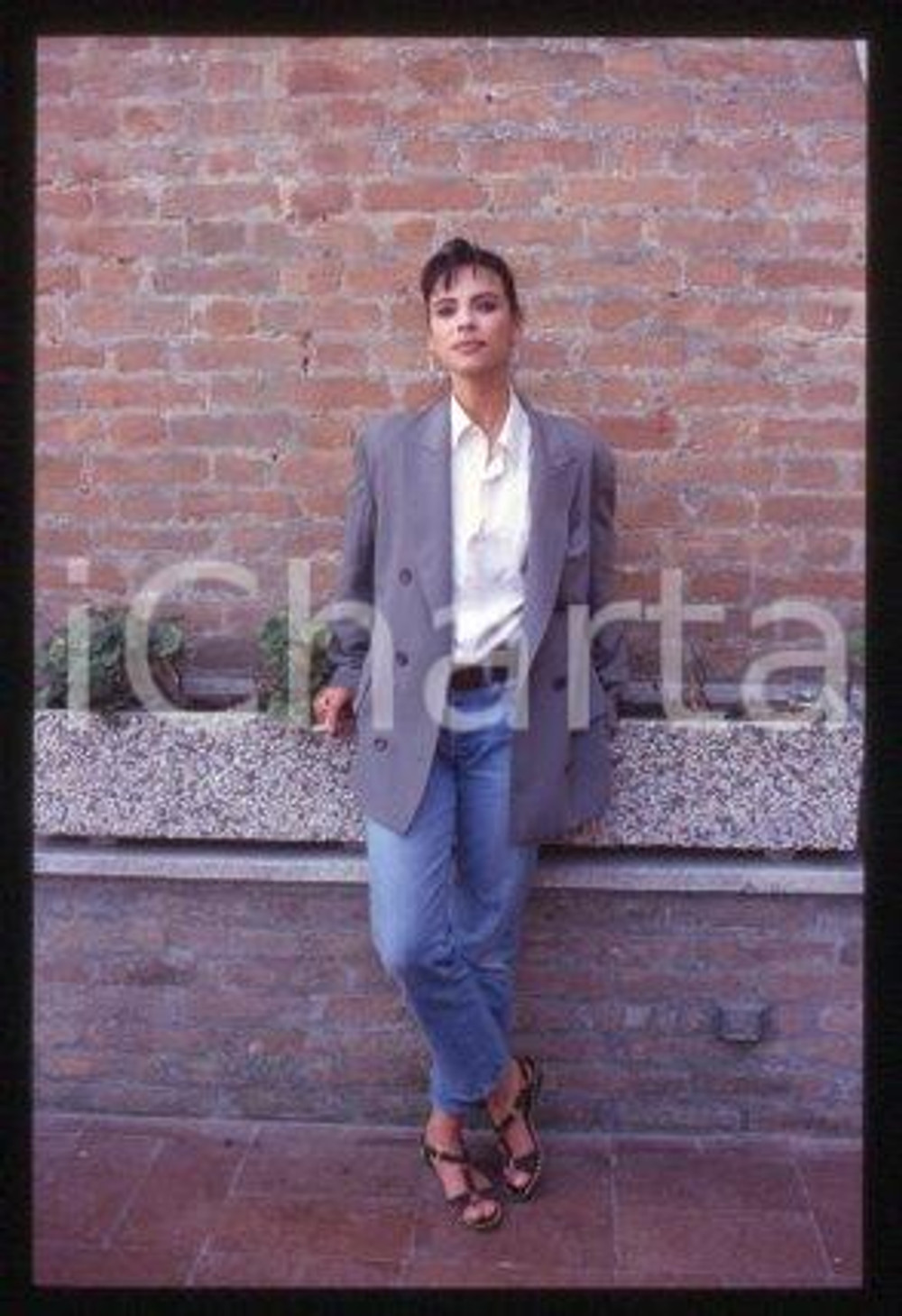 Mathilda MAY - VENICE Portrait of a French actress 1991 ca *35mm vintage slide 5
