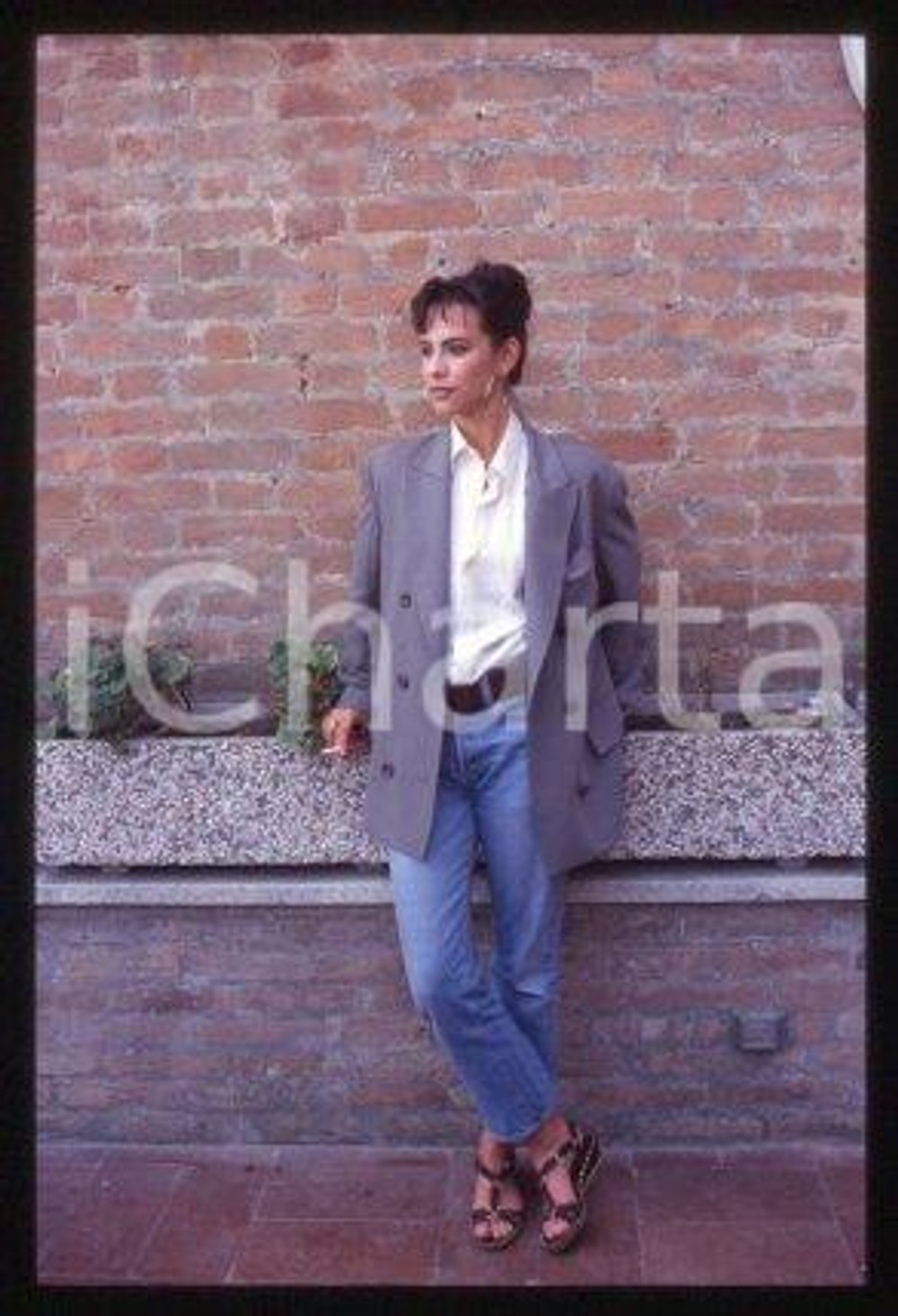 Mathilda MAY - VENICE Portrait of a French actress 1991 ca *35mm vintage slide 8