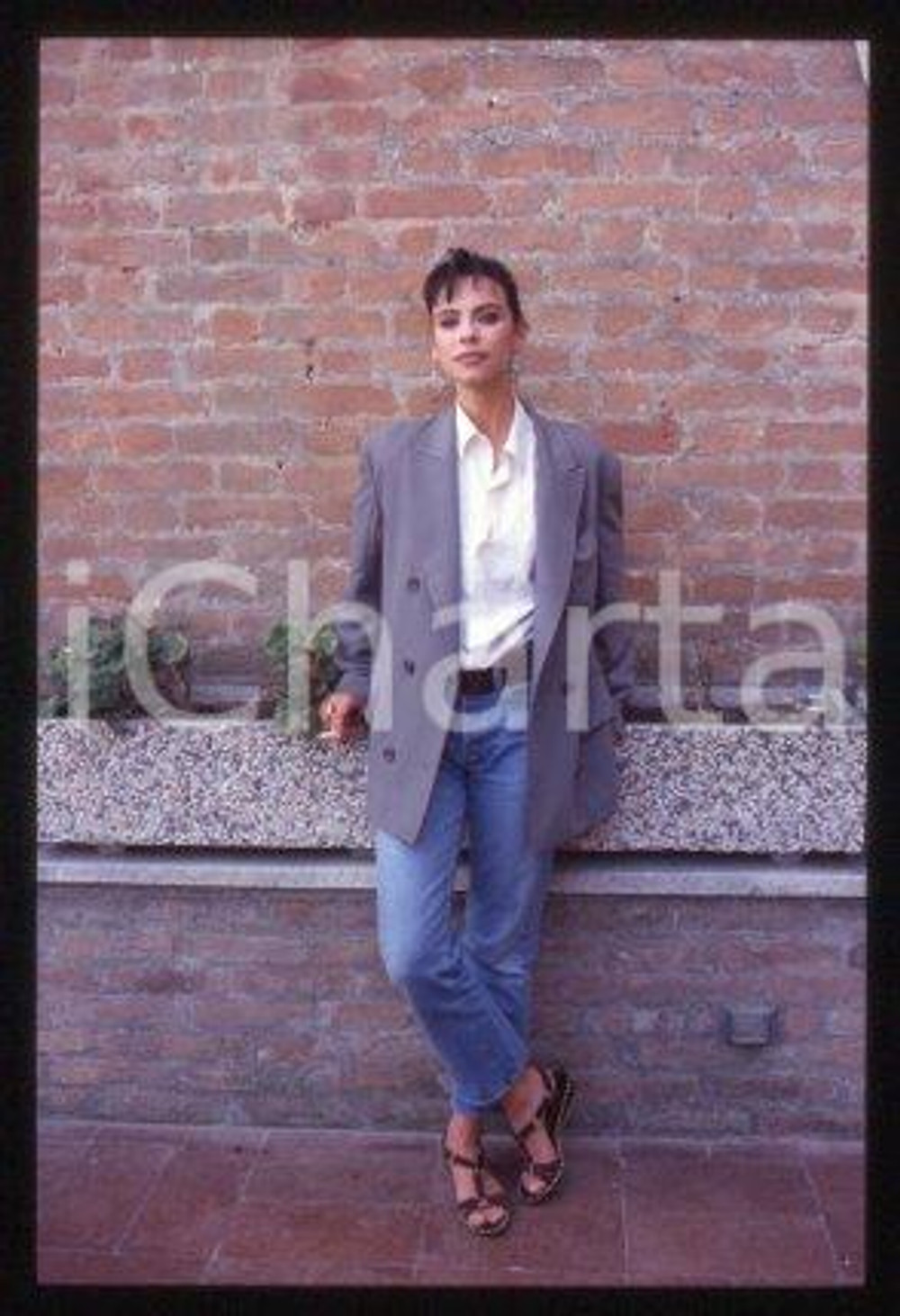 Mathilda MAY - VENICE Portrait of a French actress 1991 ca *35mm vintage slide 9