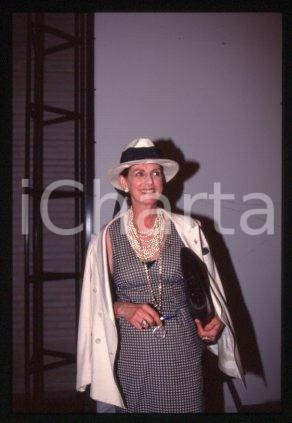 Fiore CRESPI - ITALY Portrait of an actress model 1995 ca * 35mm vintage slide 9