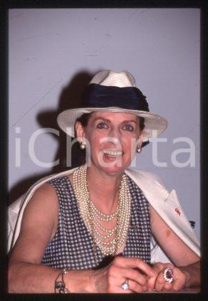 Fiore CRESPI - ITALY Portrait of an actress model 1995 ca * 35mm vintage slide 4