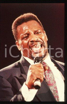 Alexander O'NEAL MUSIC American singer-songwriter 1988 ca * 35mm vintage slide 1