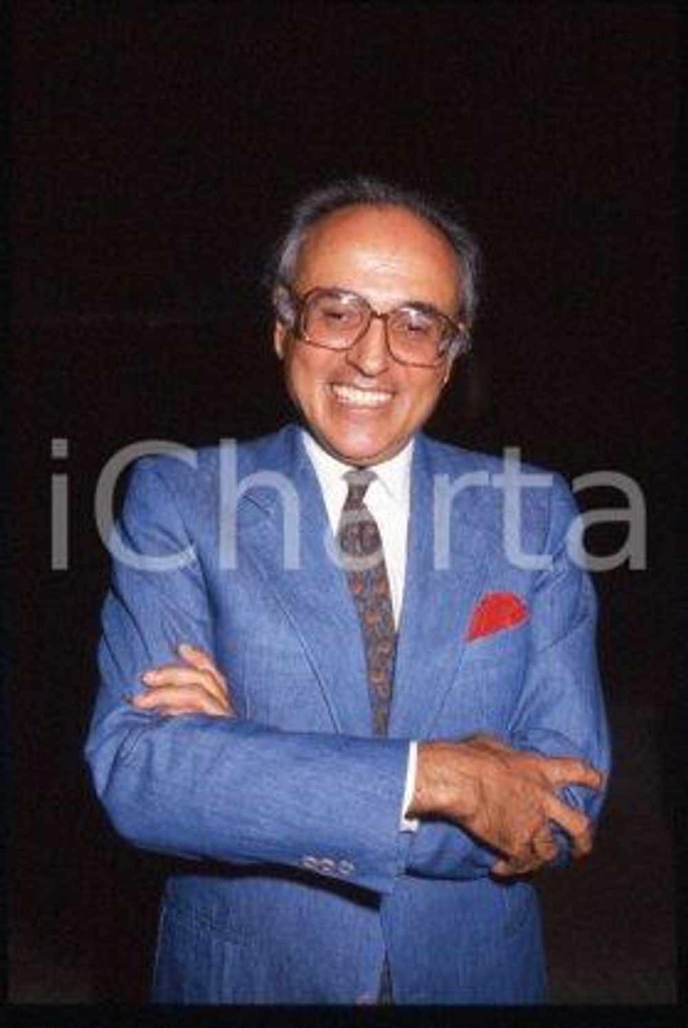 Lucio VILLARI - ITALY Portrait of a historian 1990 ca * 35 mm vintage slide 3