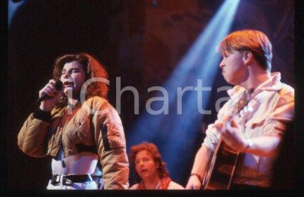 ONE 2 MANY - MILAN Norwegian-Swedish band on a stage 1989 * 35mm vintage slide 2